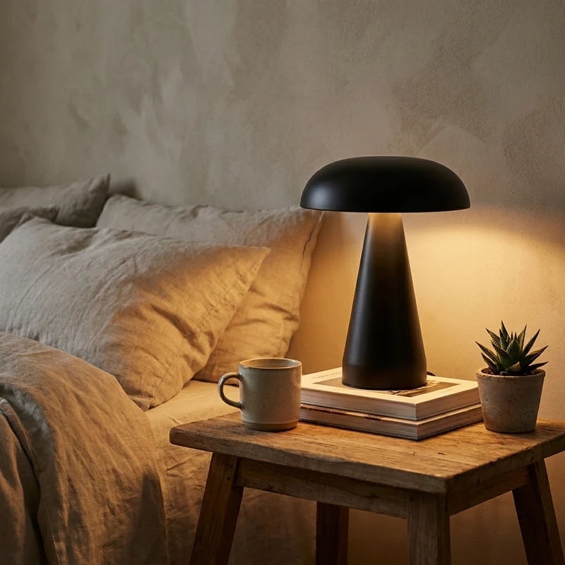 KEMI — Lampe de Table Sans Fil Rechargeable pour Chambre et Chevet
