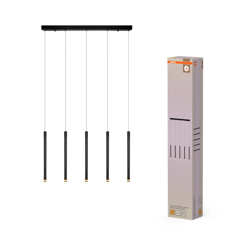 OSRAM DECOR Flute Suspension Linéaire 28,5W 930 Noir