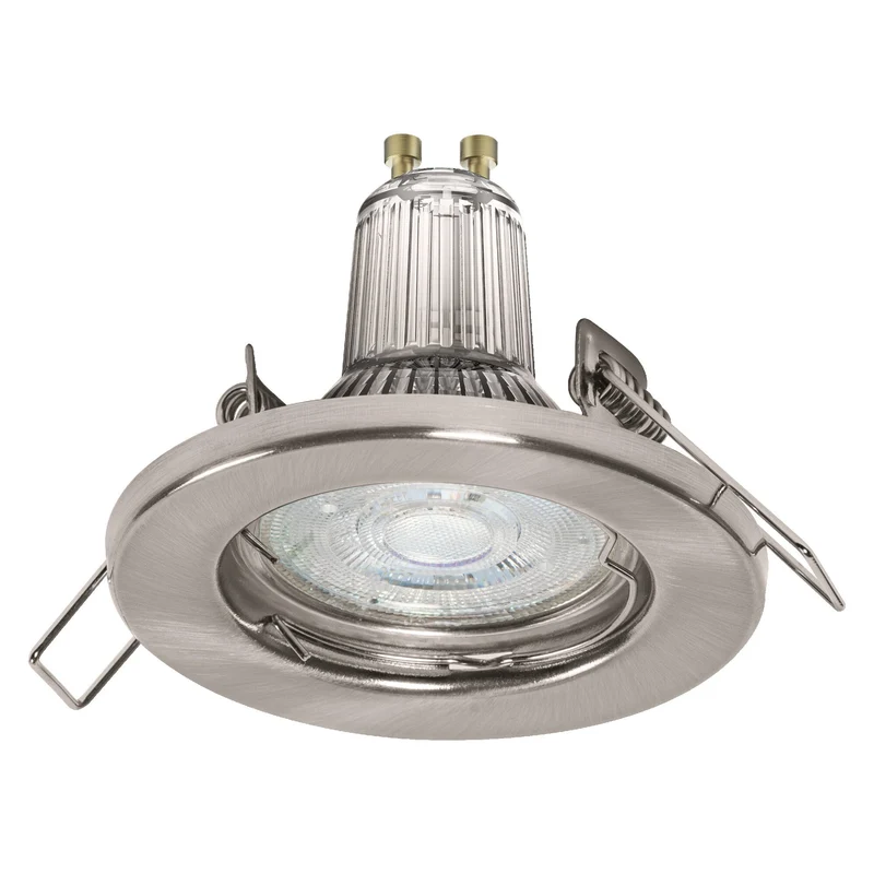 OSRAM Set de spots encastrés Spotlight avec 5 LED OSRAM brossées