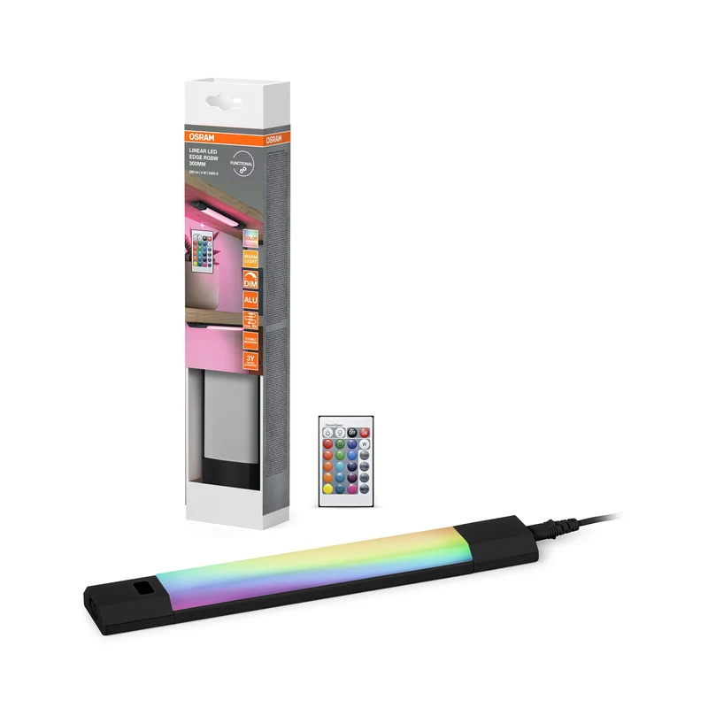 OSRAM Linear Edge Sensor 30cm 4W RGBW DIM noir