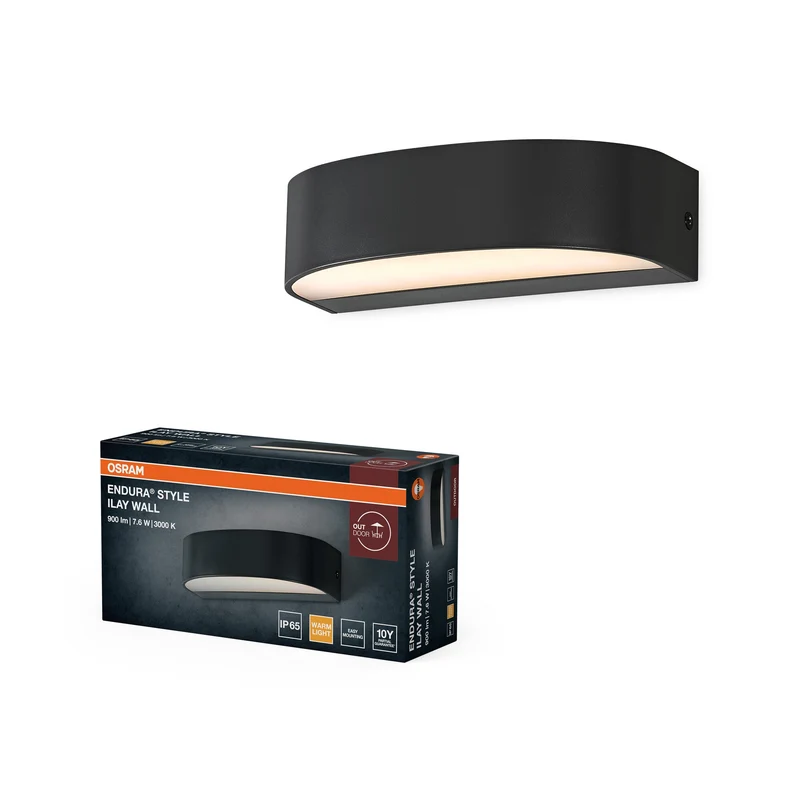 OSRAM ENDURA STYLE ILAY WALL Luminaire extérieur, 7,6W, 450lm
