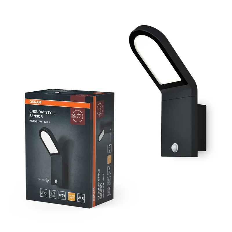 OSRAM ENDURA Style Applique murale extérieure LED avec capteur