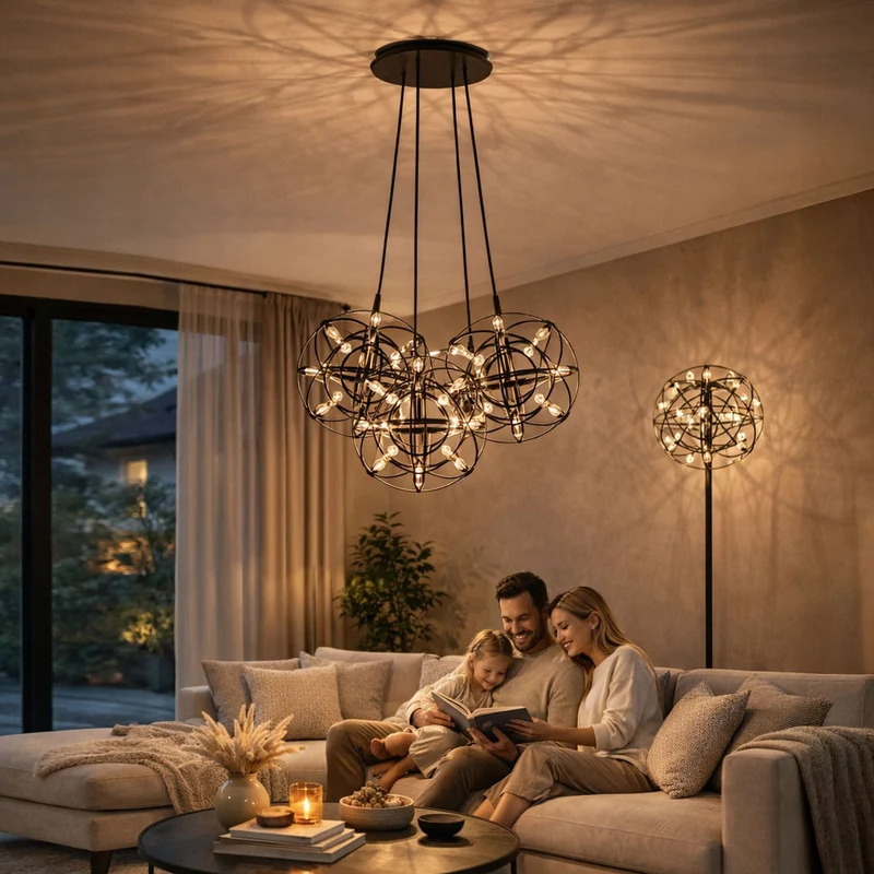 s.luce Atom Cluster LED Mehrfach-Pendelleuchte 3-flammig