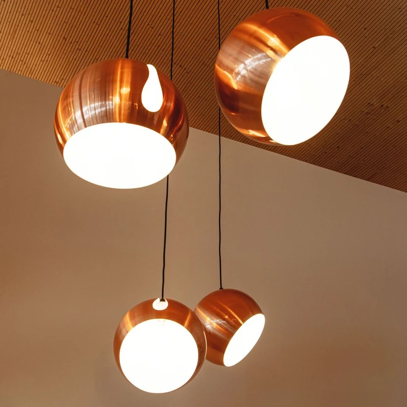 s.luce Ball Cluster Mehrfach-Pendelleuchte 7-flammig 7x30cm