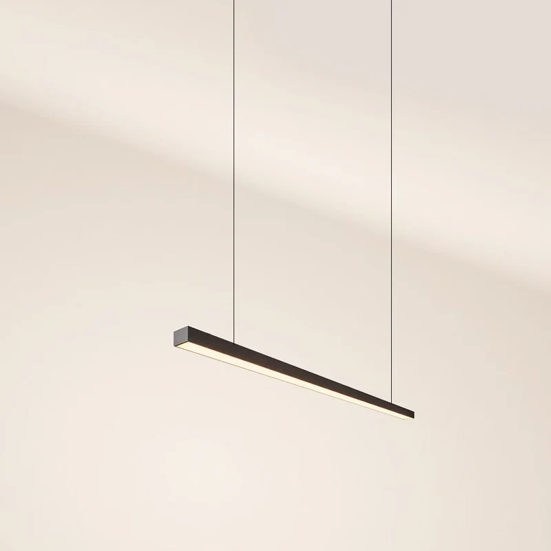 s.luce Oris LED-Linienlampe Büro-Pendelleuchte XL nach Maß 2700K