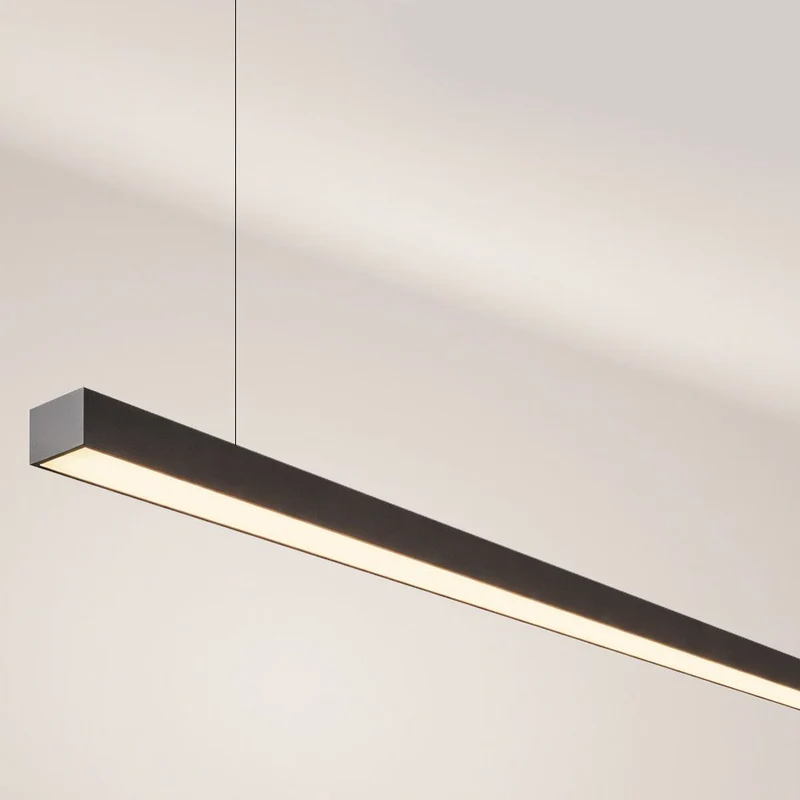 s.luce Oris LED-Linienlampe Büro-Pendelleuchte XL nach Maß 2700K