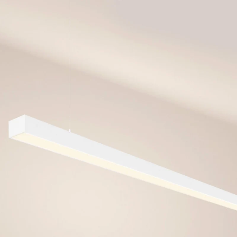s.luce Oris LED-Linienlampe Büro-Pendelleuchte XL nach Maß 2700K