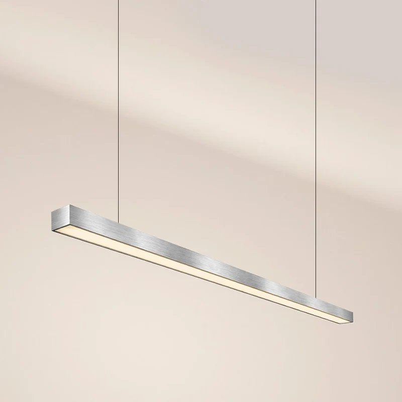 s.luce Oris LED-Linienlampe Büro-Pendelleuchte XL nach Maß 2700K