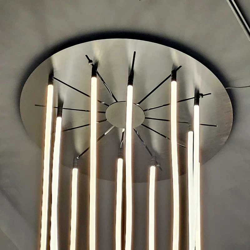 s.luce Arion organische Flex LED Hängelampe Licht-Schlauch Warmweiß