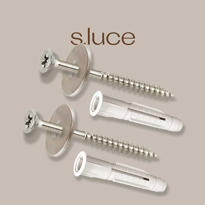 s.luce 2er Set Schrauben & Universaldübel Modular