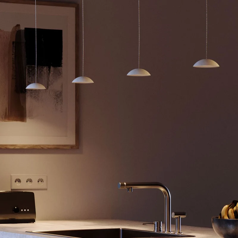 s.luce Santa Air LED Esszimmer-Pendelleuchte 3-flammig 120cm
