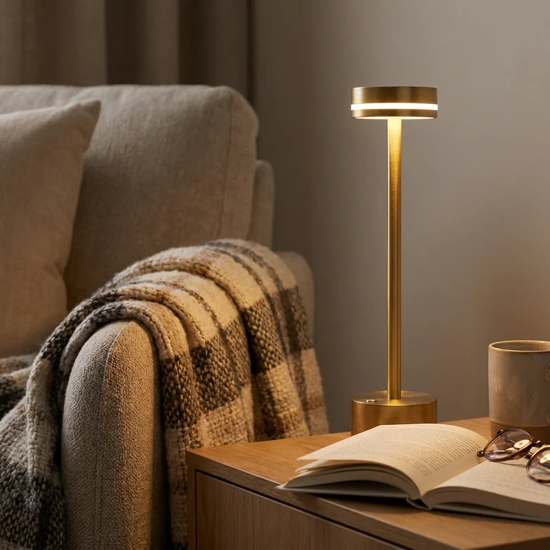 LYSA — Petite Lampe de Chevet Sans Fil Rechargeable LED