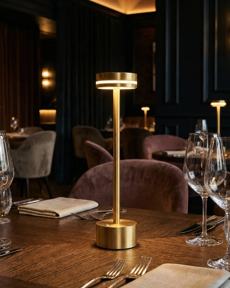 LYSA — Petite Lampe de Chevet Sans Fil Rechargeable LED