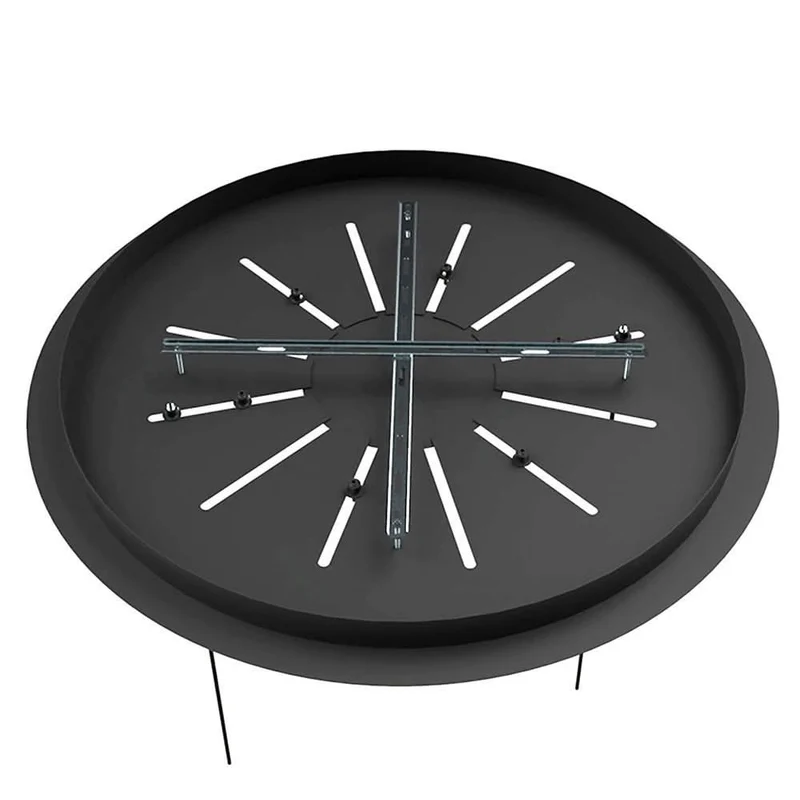 s.luce Velo 8-flammige Galerielampe Ø 80cm Baldachin Ø 25cm