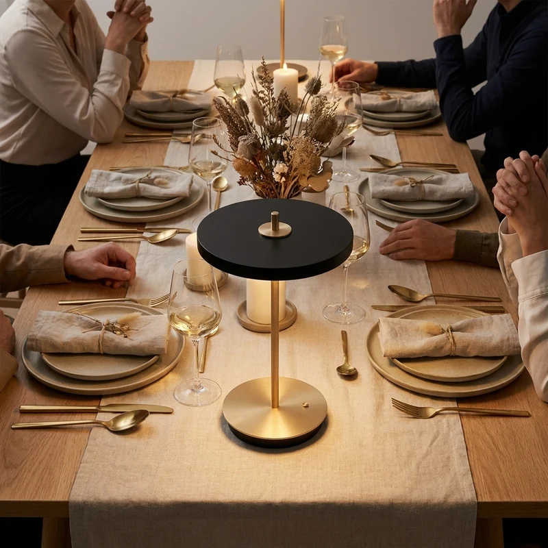 SKEN — Lampe de Table Sans Fil Rechargeable Design