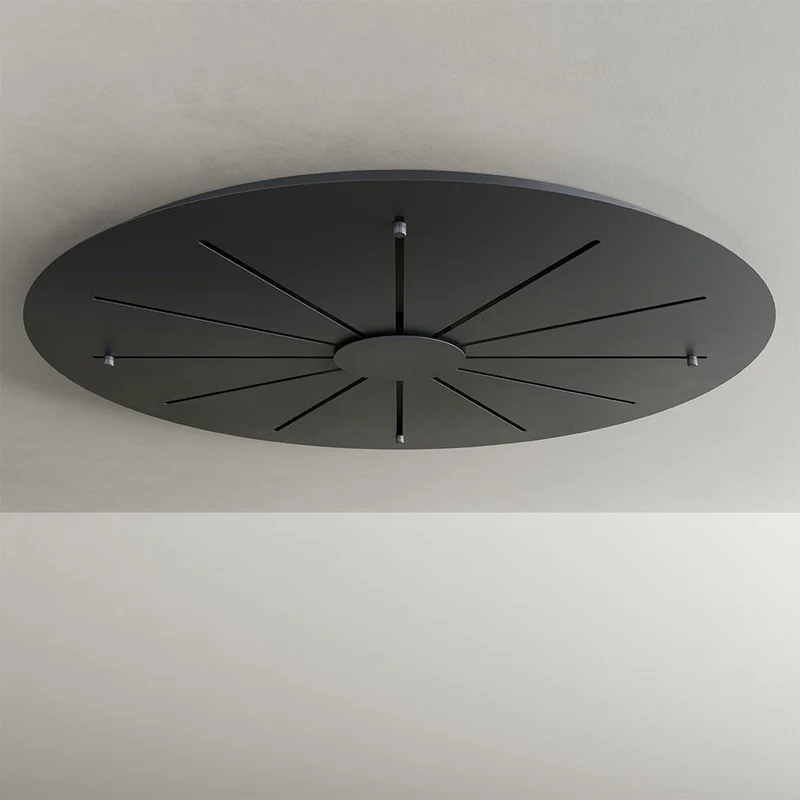 s.luce Velo Galerieleuchte 20-flammig Ø 120cm Baldachin Ø 20cm