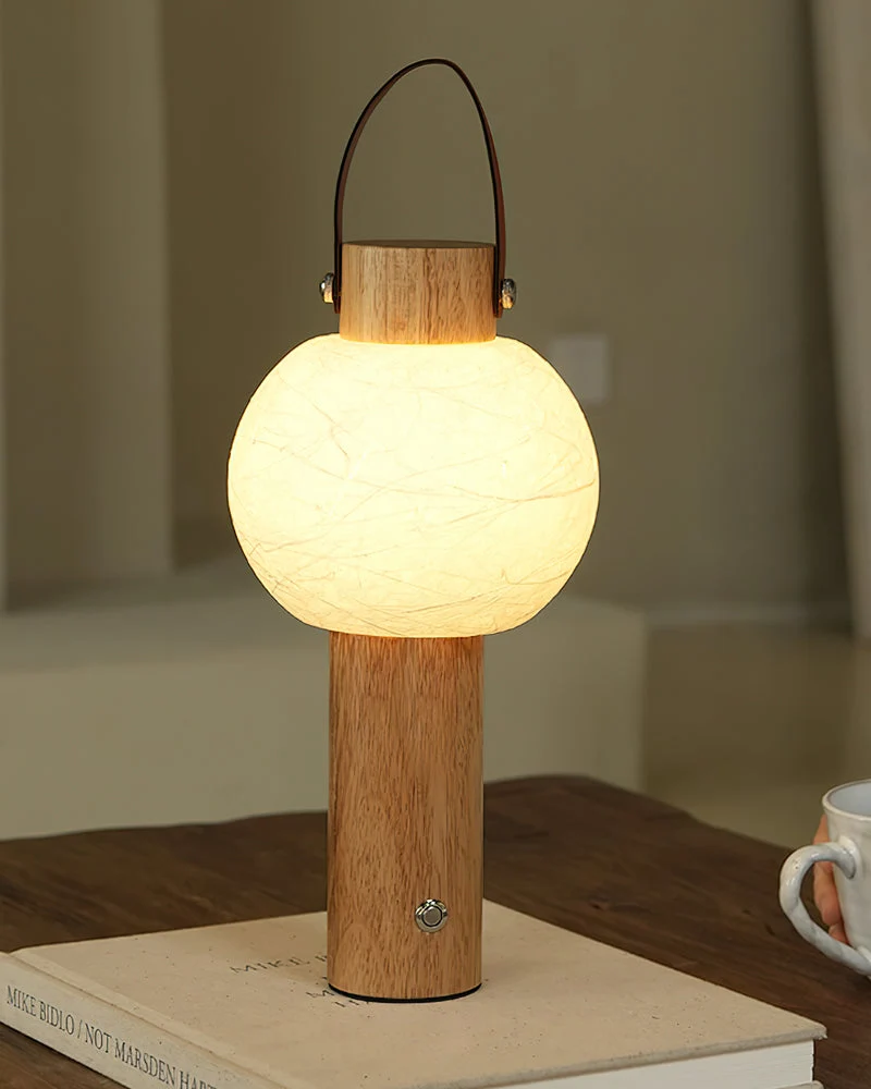 VENA — Lampe de Table en Bois pour Salon et Bureau