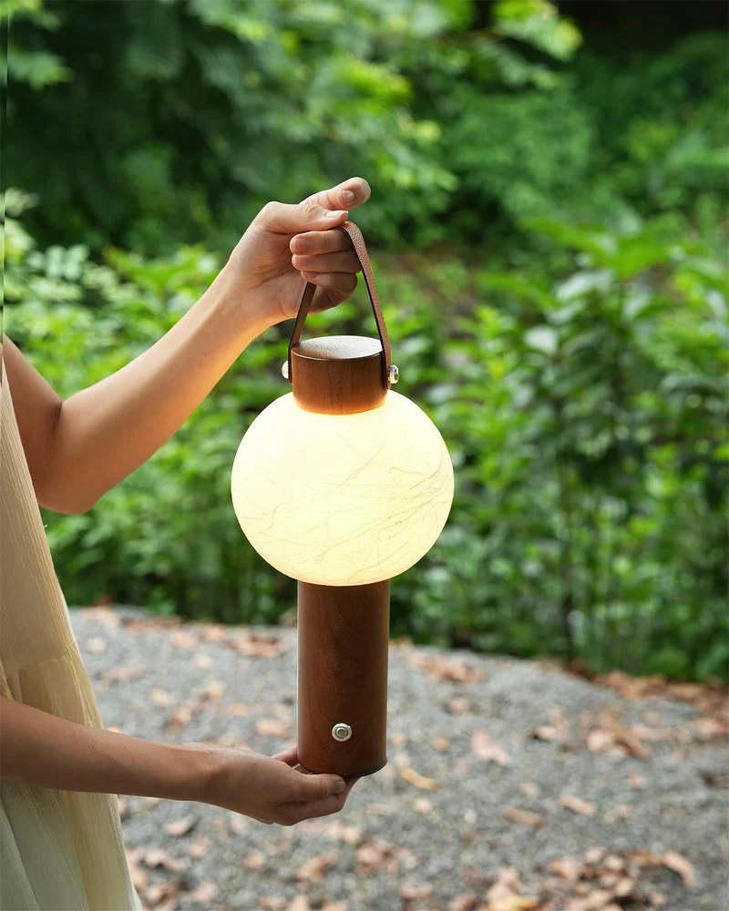 VENA — Lampe de Table en Bois pour Salon et Bureau