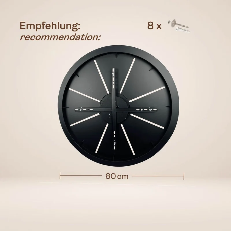 s.luce Velo Galerie-Hängeleuchte 12-flammig Ø 80cm Ø 25cm