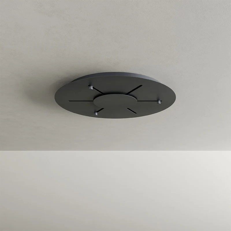 s.luce Velo Galerielampe 5-flammig Ø 60cm Baldachin Ø 18/20/25cm
