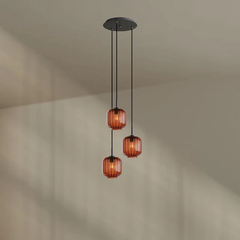 s.luce Velo 3-flammige Galerieleuchte Ø 40cm Baldachin Ø 20cm