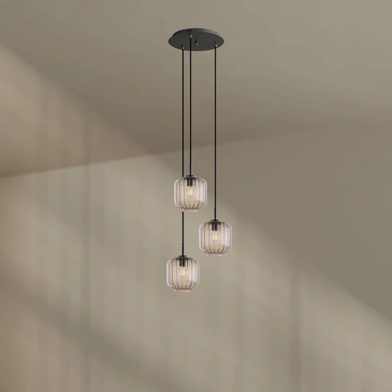 s.luce Velo 3-flammige Galerieleuchte Ø 40cm Baldachin Ø 20cm