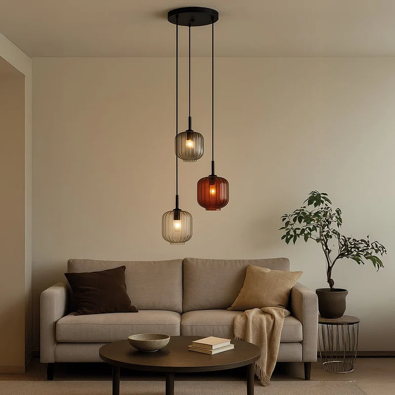 s.luce Velo 3-flammige Galerieleuchte Ø 40cm Baldachin Ø 20cm