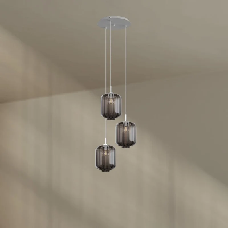 s.luce Velo 3-flammige Galerielampe Ø 40cm Baldachin Ø 25cm