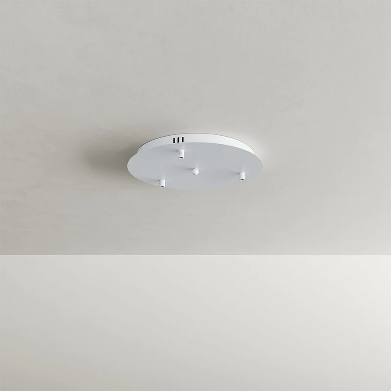 s.luce Velo 3-flammige Galerielampe Ø 40cm Baldachin Ø 25cm