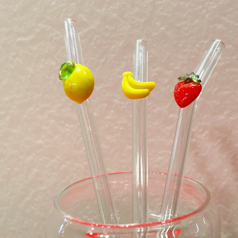 Pailles en verre