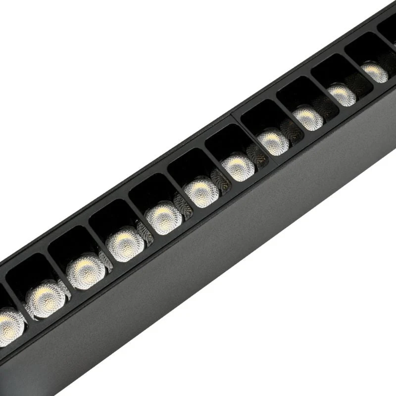 Linéaire Suspendu LED 30W 120cm UGR19 Noir - Garantie 5 ans