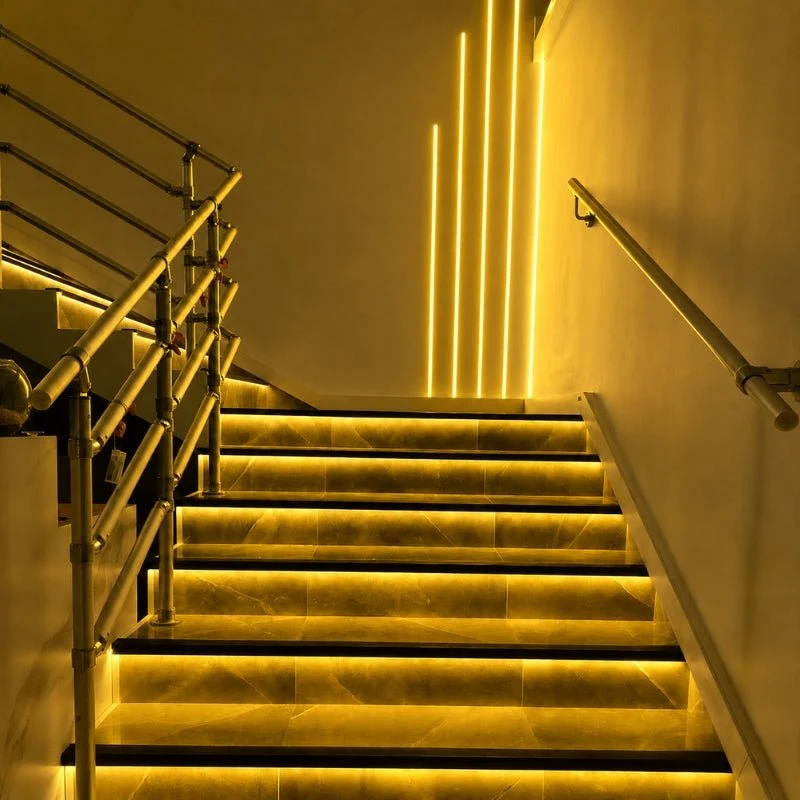 Ruban LED COB 5M 24V 8mm IP20 320LED/m - Jaune