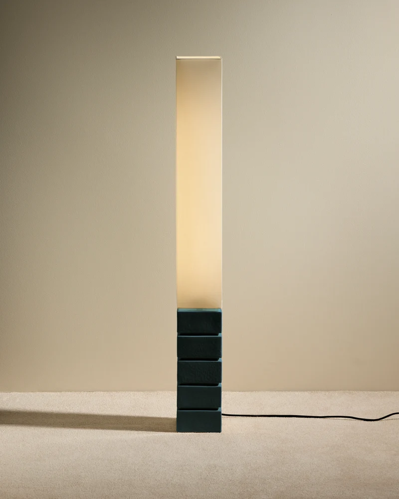 Lampadaire Tower - Bleu Sarah