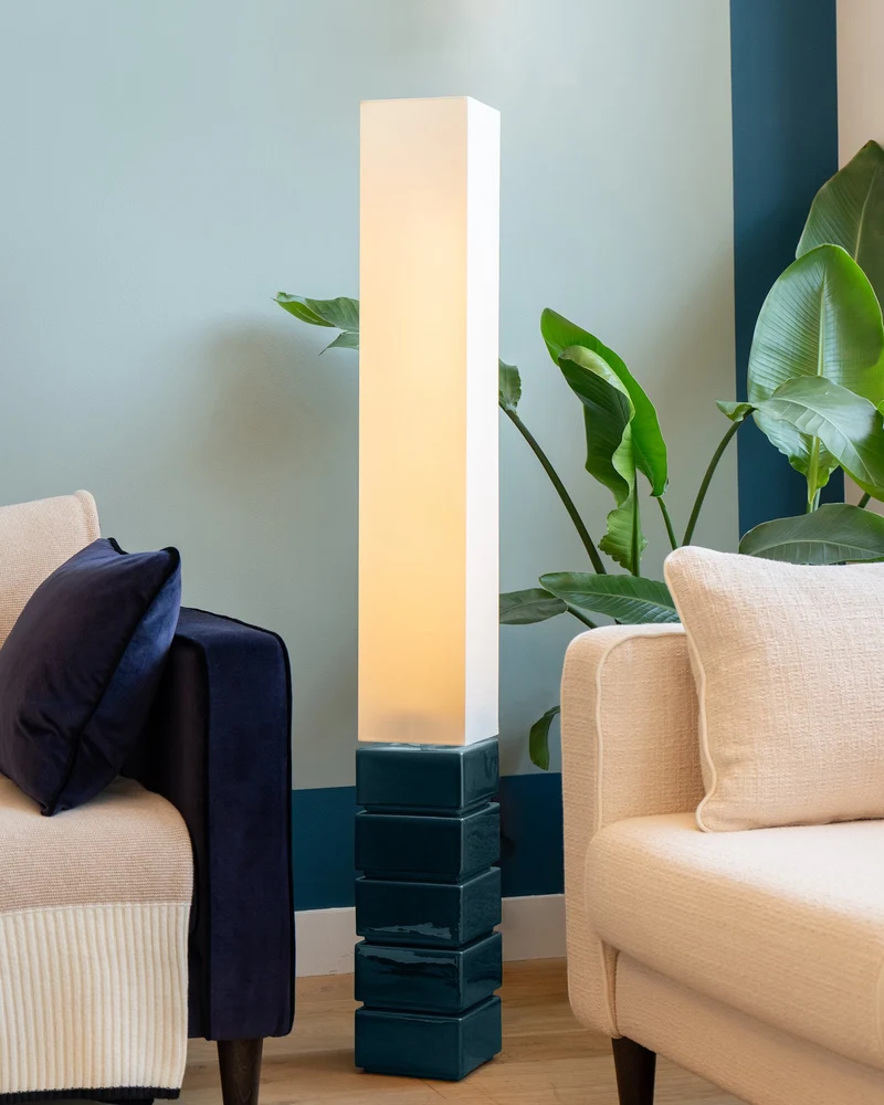 Lampadaire Tower - Bleu Sarah