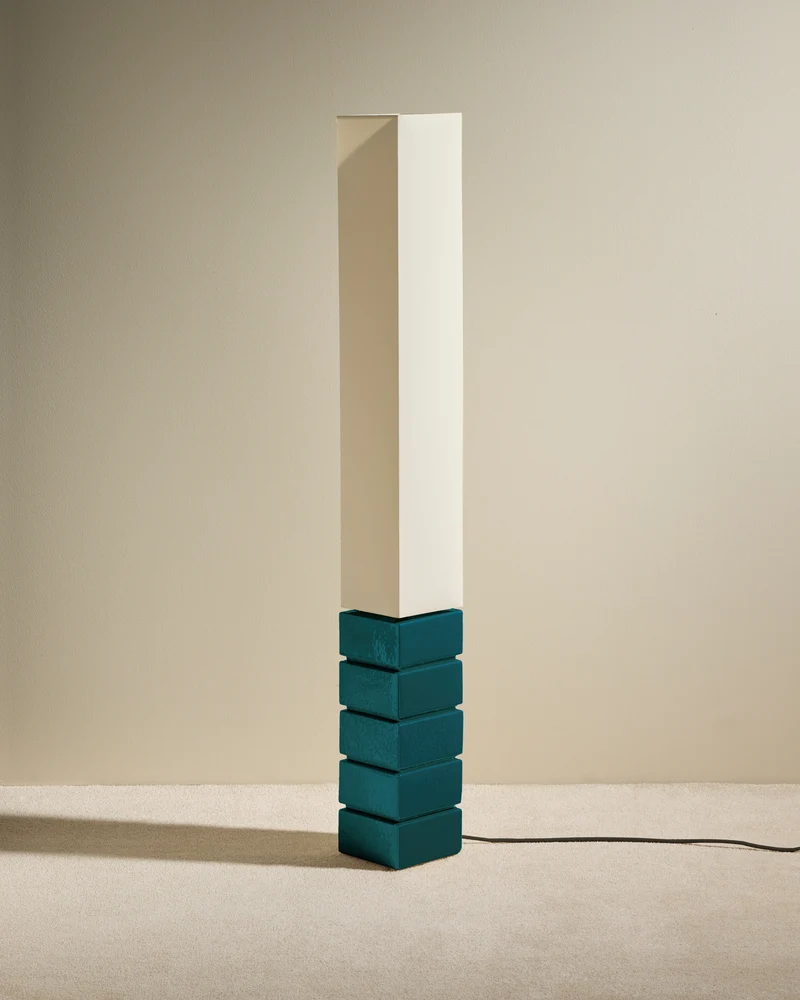 Lampadaire Tower - Bleu Sarah