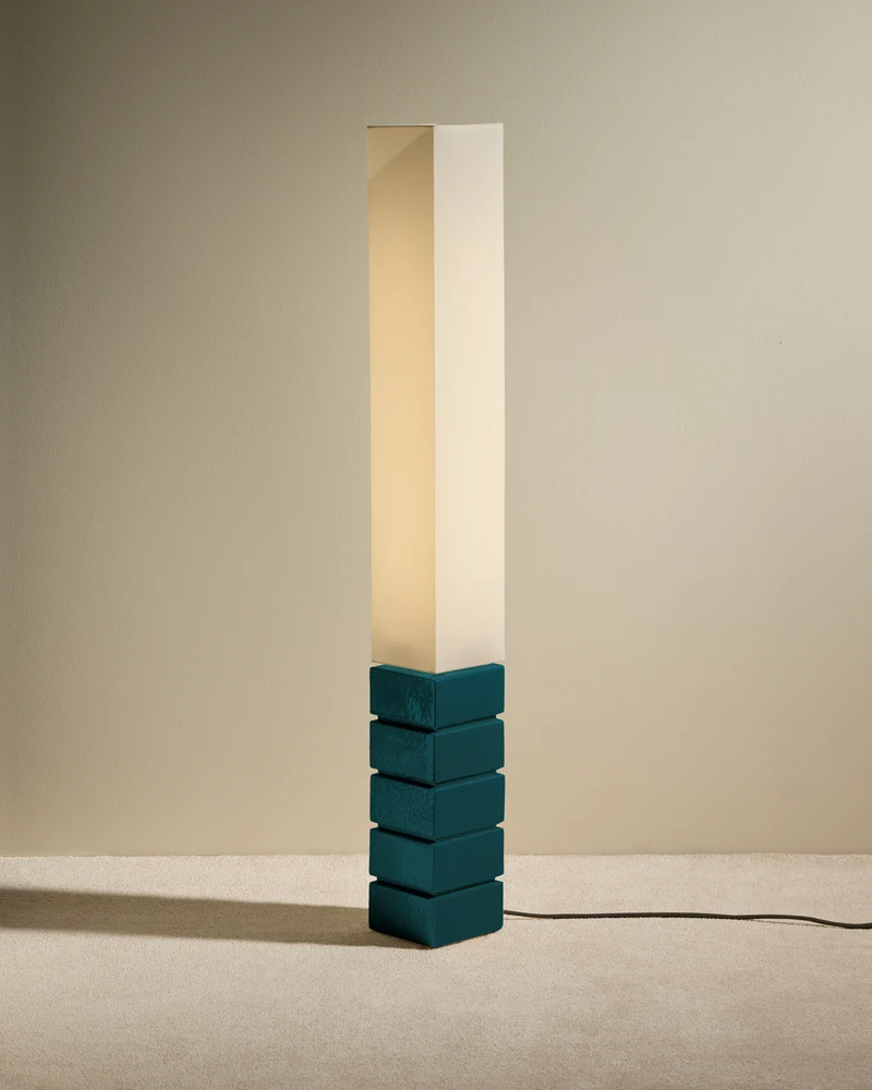Lampadaire Tower - Bleu Sarah