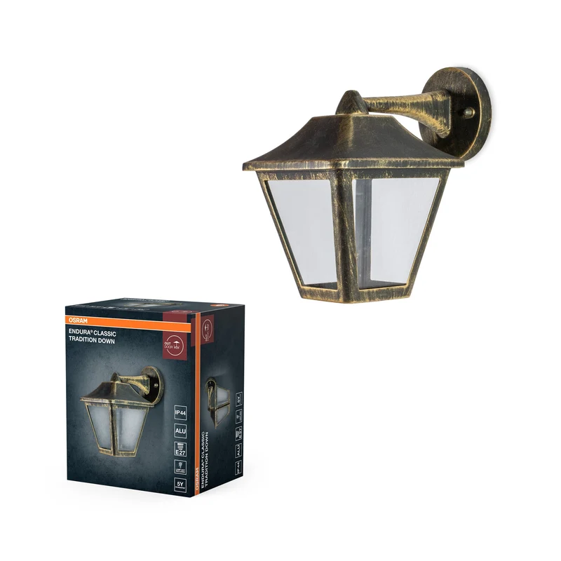 OSRAM ENDURA Classic Applique murale or, aluminium