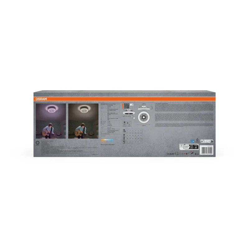 OSRAM Ventilateur de plafond LED Murlan 490mm 43W CCT RGB