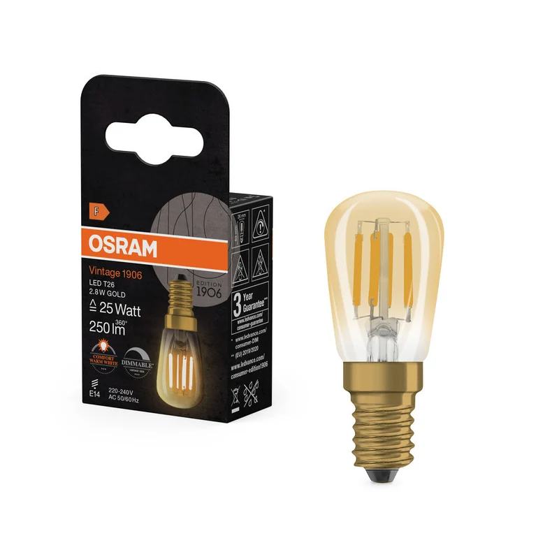 Vintage 1906 LED Formes Spéciales Dimmable 2.8W 822 Or E14 2