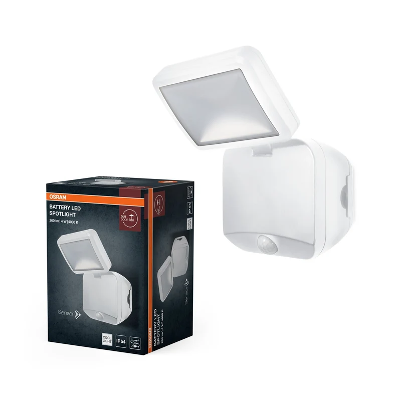 OSRAM Battery Spotlight, luminaire extérieur, blanc, 4W, 4000K