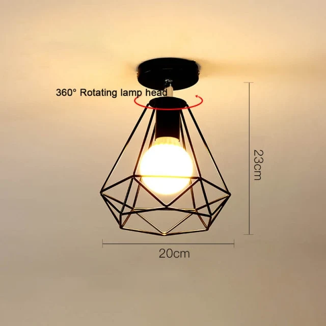 PLAFONNIER DE FORMES GÉOMÉTRIQUES