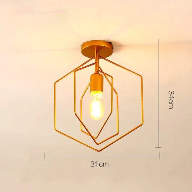 PLAFONNIER DE FORMES GÉOMÉTRIQUES