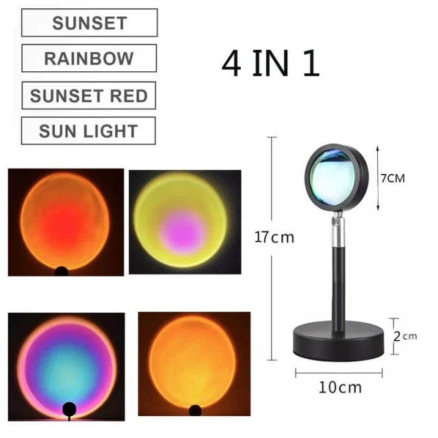 LAMPE PROJECTEUR COUCHER DE SOLEIL