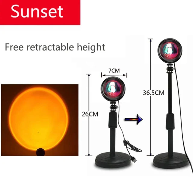 LAMPE PROJECTEUR COUCHER DE SOLEIL