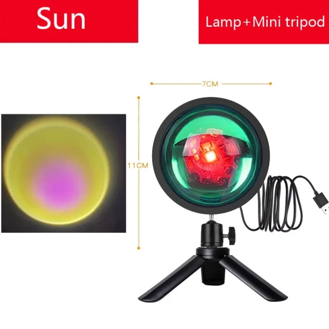 LAMPE PROJECTEUR COUCHER DE SOLEIL