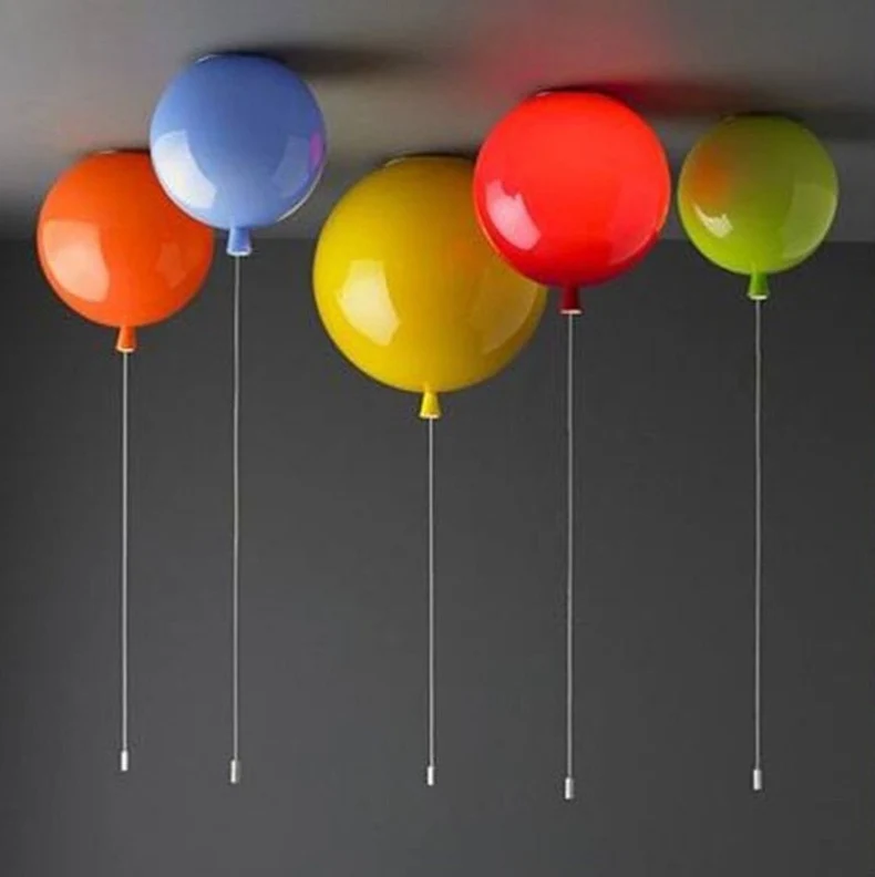 PLAFONNIER BALLON COLORÉ