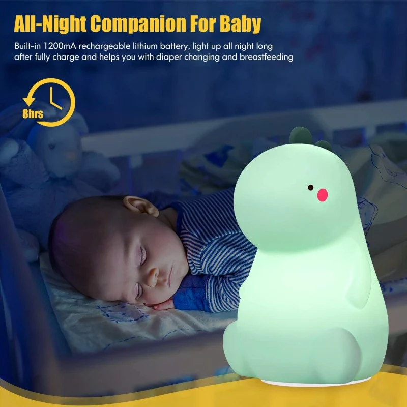 LAMPE POUR ENFANTS MIGNON DINOSAURE