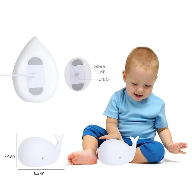 VEILLEUSE BALEINE POUR ENFANTS