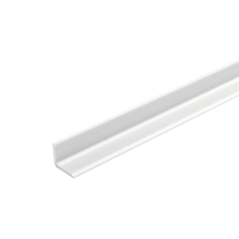 Aluminium binnenhoek WIT van 2600 mm voor Dumawall en Inspiro