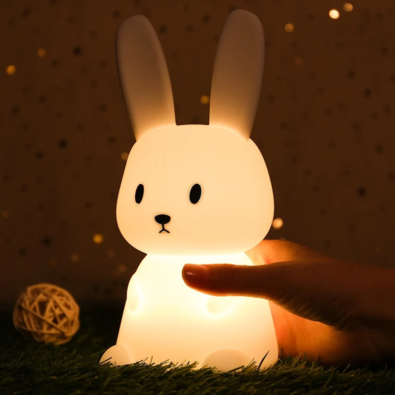 VEILLEUSE JOLI LAPIN BLANC